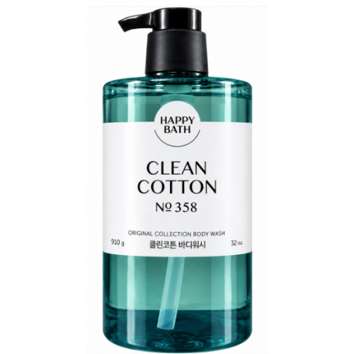 Парфумований гель для душу Happy Bath Clean Cotton №358, 910 г